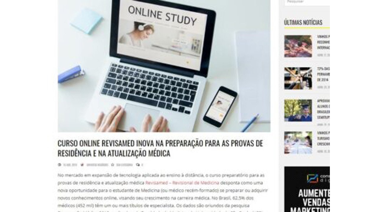 Portal de conteúdo e negócios evidencia inovação do Revisamed