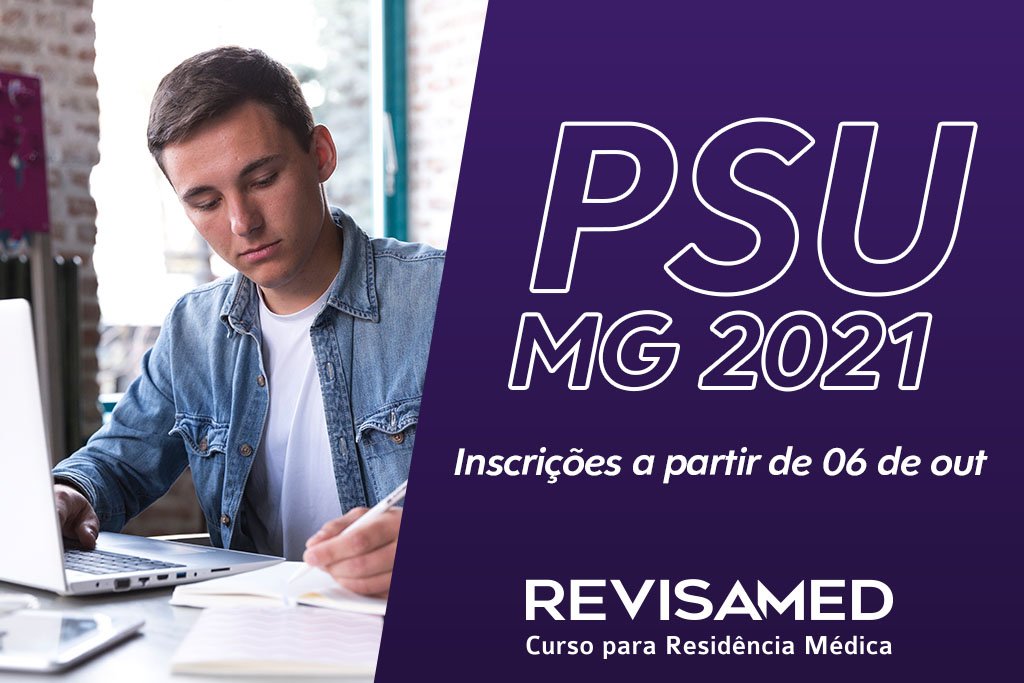 PSU/Minas 2021: inscrições a partir de 06/10 para 1.641 vagas
