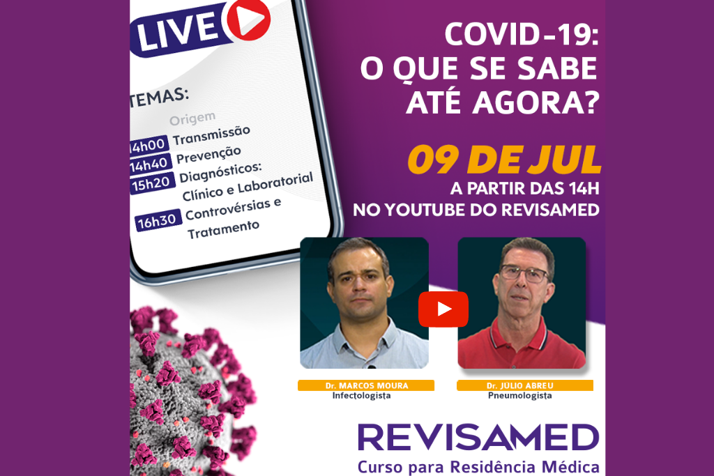 Covid-19: especial do Revisamed fala sobre transmissão e sintomas