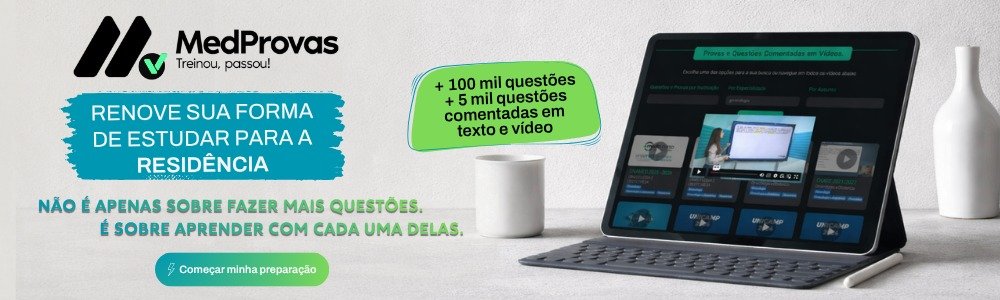 banner com propaganda do banco de qestões meprovas.