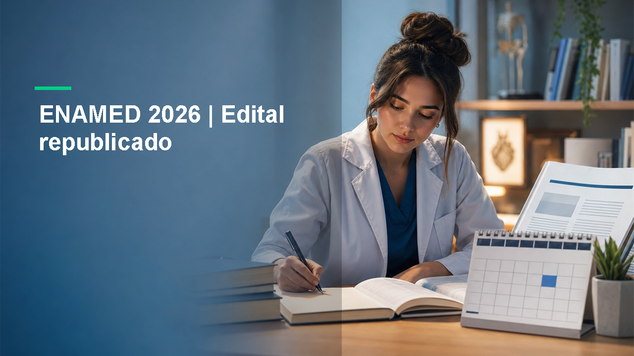 Enamed 2026: edital republicado, quem está habilitado e cronograma da prova